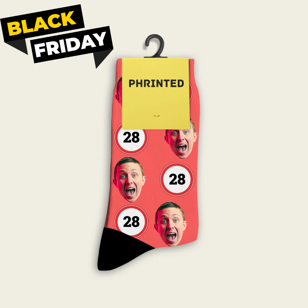 Custom Birthday Socks With Photo