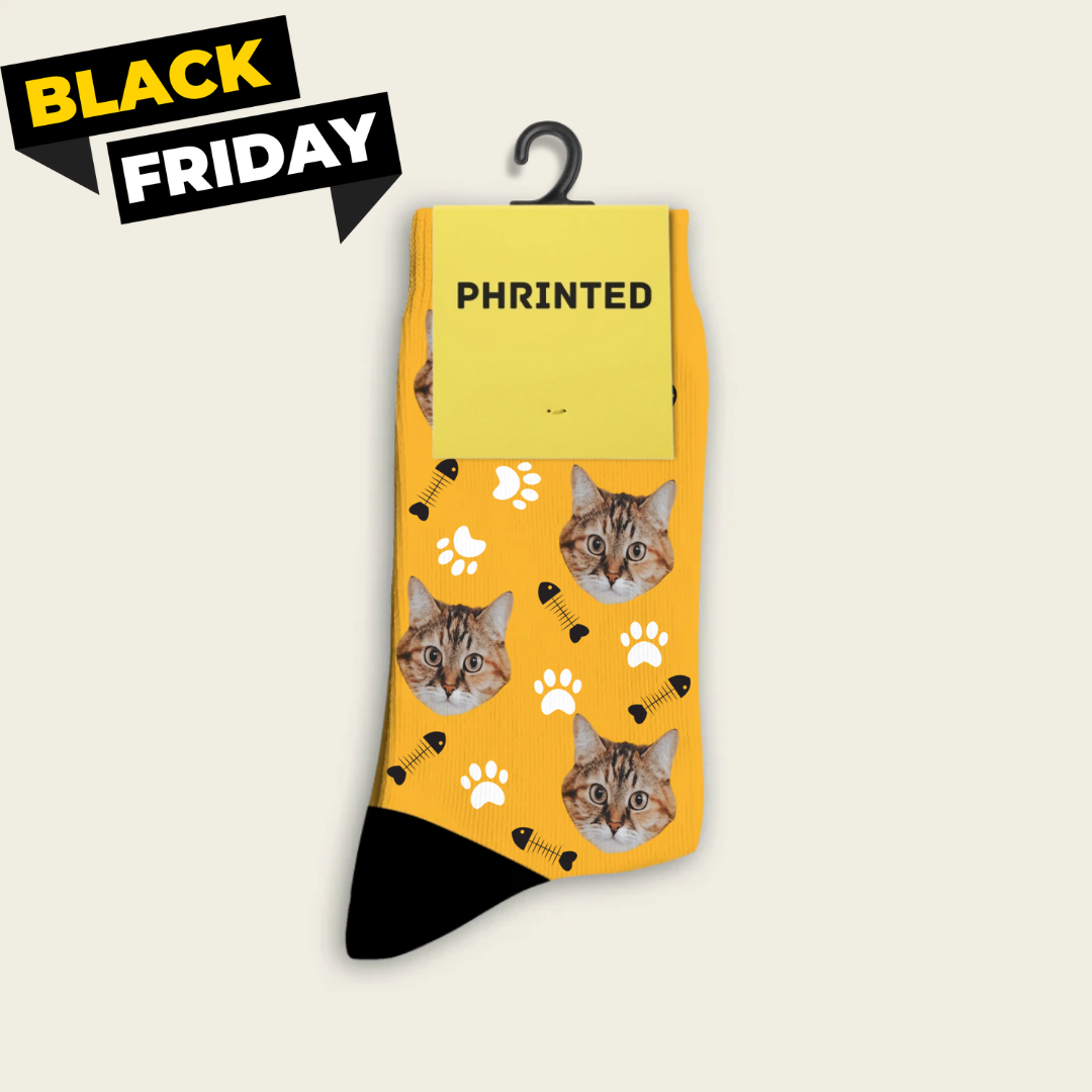 Custom Cat Socks With Photo